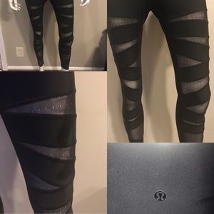 lululemon high times tech mesh shine dot-b…